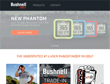 Tablet Screenshot of bushnellgolf.com